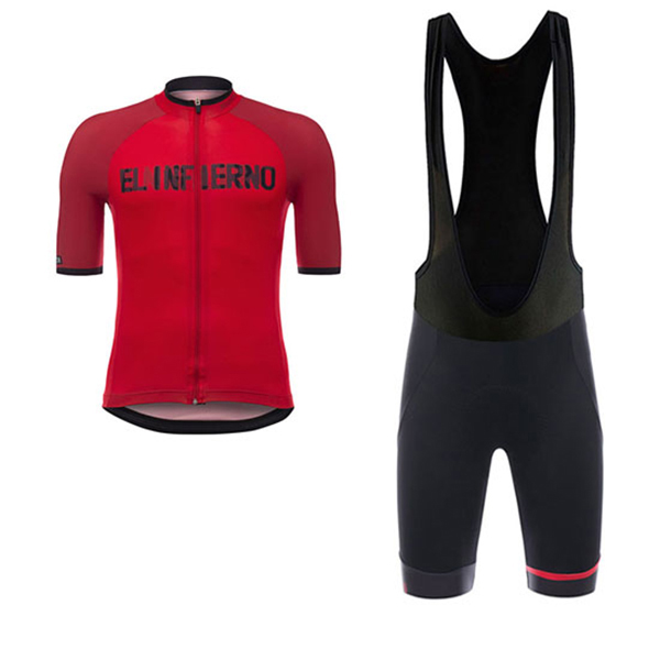 Abbigliamento Angliru Vuelta Espana 2017 Rosso